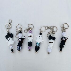 Ghost 👻 Mummy and Reaper Purse charm, Cup charm or Keychain.